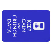 Briefkaart Calm Crunch Data behouden Magneet (Horizontaal)