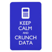 Briefkaart Calm Crunch Data behouden Magneet (Verticaal)