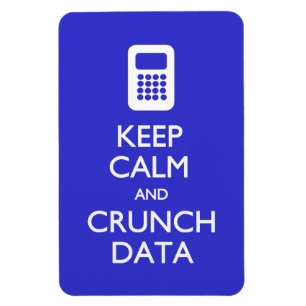 Briefkaart Calm Crunch Data behouden Magneet