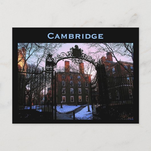 Briefkaart Cambridge (Voorkant)