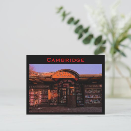 Briefkaart Cambridge (Staand voorkant)