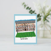 Briefkaart Cambridge Peterhouse (Staand voorkant)