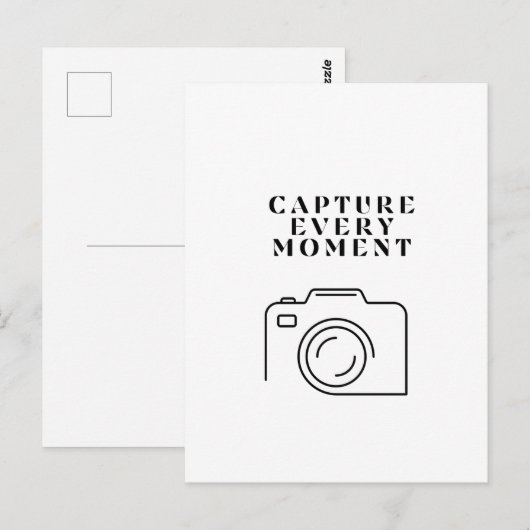 Briefkaart camera (Voorkant / Achterkant)