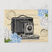 Briefkaart  camera blauw ventilator Briefkaart (Voorkant)