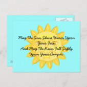 Briefkaart Camping Friends Greeting RV park Camper (Voorkant / Achterkant)