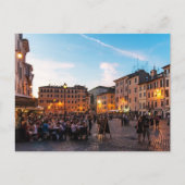Briefkaart Campo de Fiori Rome | Sunset (Voorkant)