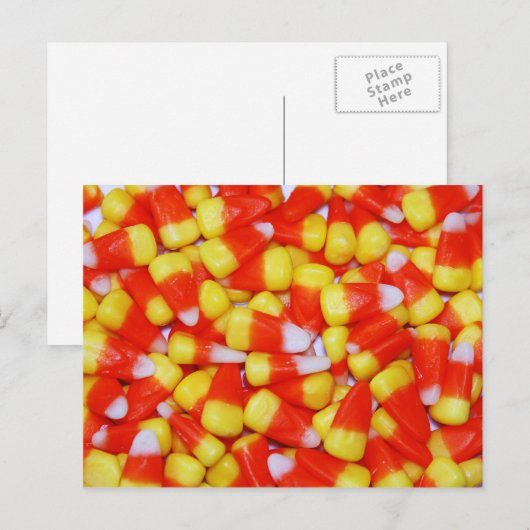 Briefkaart Candy Corn (Voorkant / Achterkant)