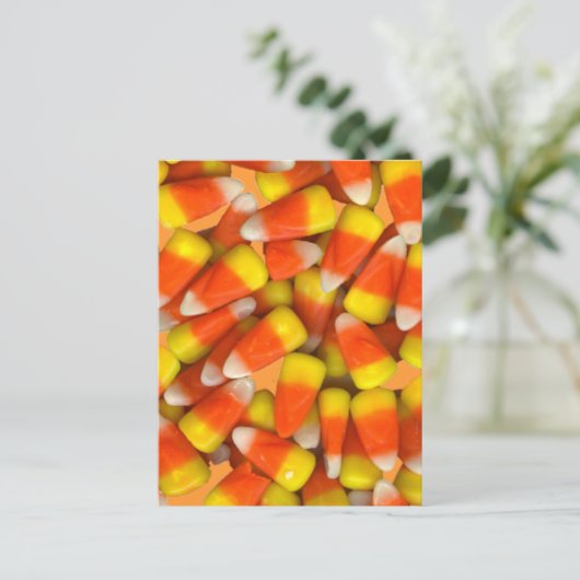 Briefkaart Candy Corn (Staand voorkant)