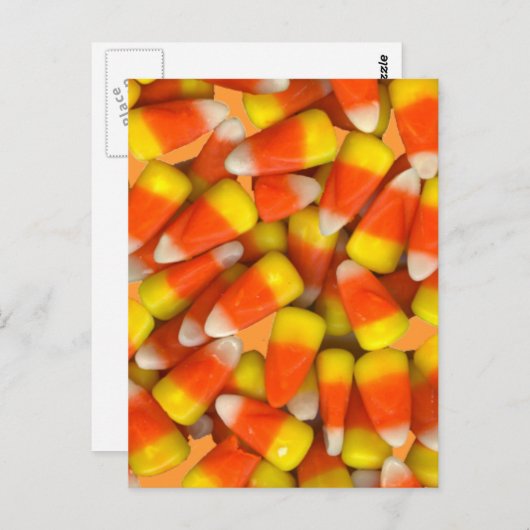 Briefkaart Candy Corn (Voorkant / Achterkant)