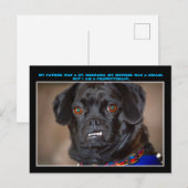 briefkaart "Canine Humor" (Voorkant / Achterkant)