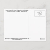 Briefkaart Canterbury Window (Achterkant)