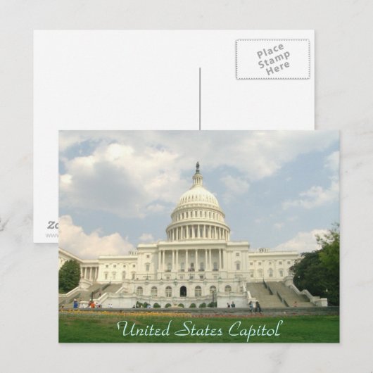 Briefkaart Capitol Verenigde Staten (Voorkant / Achterkant)