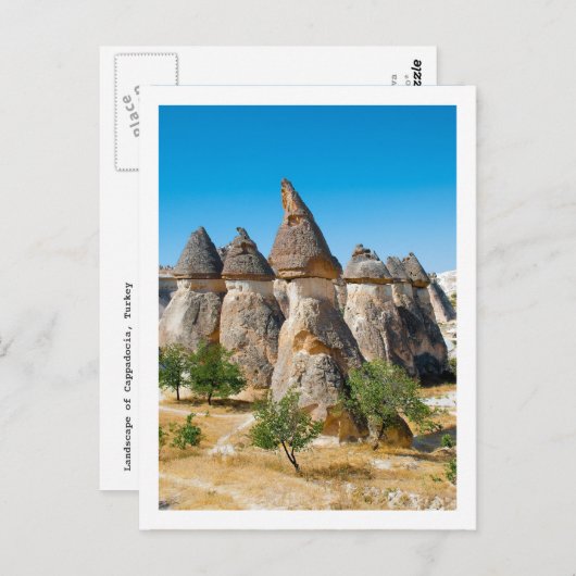 Briefkaart Cappadocia Landscape (Voorkant / Achterkant)