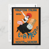 Briefkaart: Cappiello - - Magazzini Italiani Briefkaart (Voorkant / Achterkant)