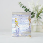 briefkaart "Carefree Days" (Staand voorkant)