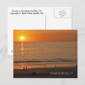 Briefkaart Carmel-by-the-Zee, CA (Voorkant / Achterkant)