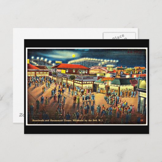 Briefkaart-Carnaval/Amusement-11 Briefkaart (Voorkant / Achterkant)