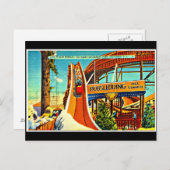 Briefkaart-Carnaval/Amusement-1 Briefkaart (Voorkant / Achterkant)