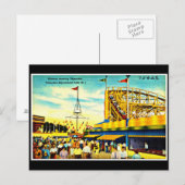 Briefkaart-Carnaval/Amusement-3 Briefkaart (Voorkant / Achterkant)