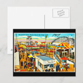 Briefkaart-Carnaval/Amusement-7 Briefkaart (Voorkant / Achterkant)