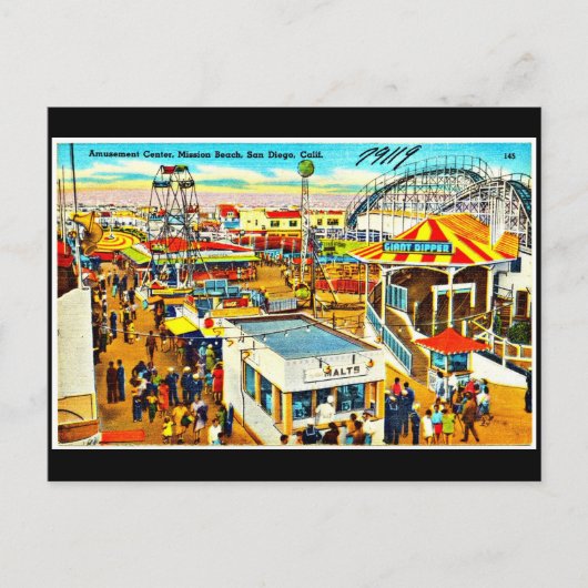 Briefkaart-Carnaval/Amusement-7 Briefkaart (Voorkant)