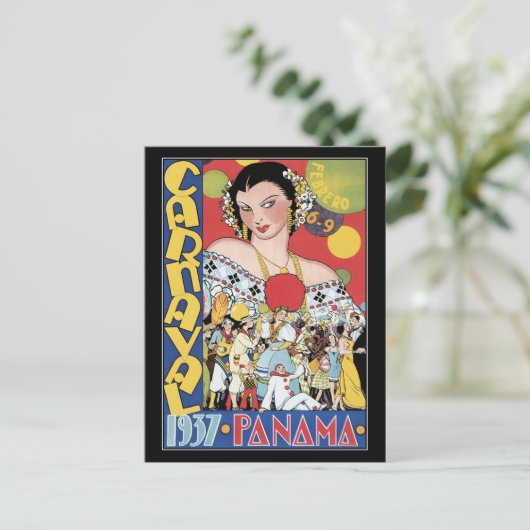 Briefkaart: Carnaval Briefkaart (Staand voorkant)