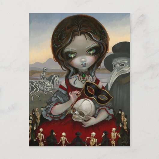 briefkaart "Carnevale di Morte" (Voorkant)