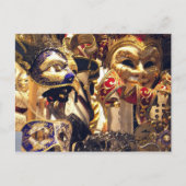 Briefkaart Carnival Masker (Voorkant)