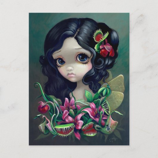 briefkaart "Carnivorous Bouquet Fairy" (Voorkant)