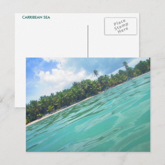 BRIEFKAART CARRIBEAN ZEE 16 (Voorkant / Achterkant)