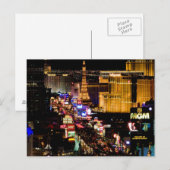 Briefkaart/Carte Postale Las Vegas Strip Briefkaart (Voorkant / Achterkant)