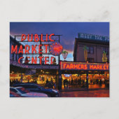 Briefkaart / Carte Postale Pike Market, Seattle (Voorkant)