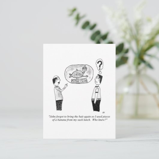 Briefkaart Cartoon (Staand voorkant)