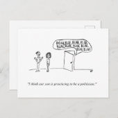 Briefkaart Cartoon (Voorkant / Achterkant)