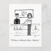 Briefkaart Cartoon (Voorkant)