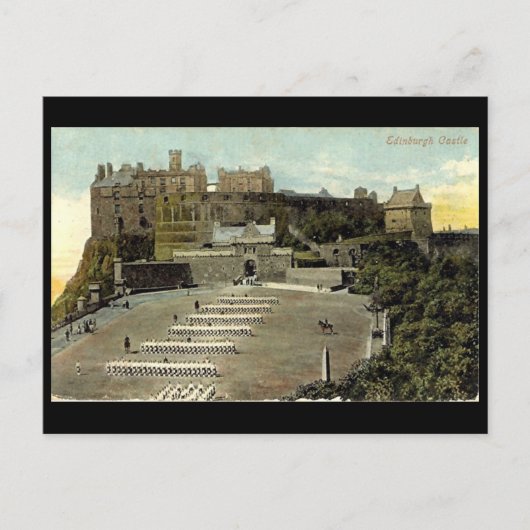 Briefkaart, Castle Edinburgh Briefkaart (Voorkant)