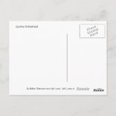 Briefkaart Castle Snowy Trees in Luzerne Zwitserla (Achterkant)