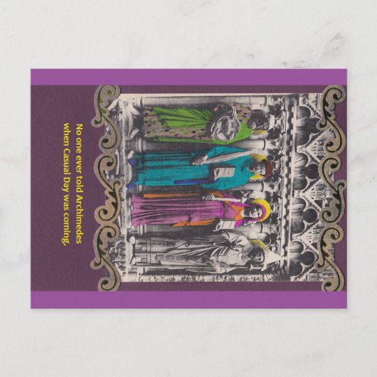 Briefkaart casual dag (Voorkant)