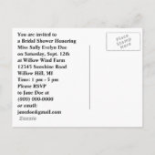 Briefkaart  Casual & Fun Boerderij Vrijgezellenfee (Achterkant)