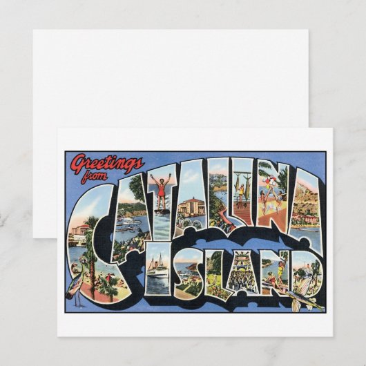  Briefkaart Catalina (Voorkant / Achterkant)