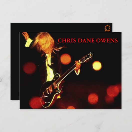 BRIEFKAART CDO-Guitar-kabel (Voorkant / Achterkant)