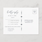 Briefkaart Celestial Sun en Moon RSVP (Achterkant)
