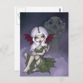 briefkaart "Cemetery Mist" (Voorkant / Achterkant)