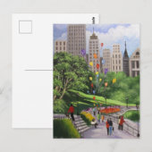 Briefkaart Central Park, NY (Voorkant / Achterkant)