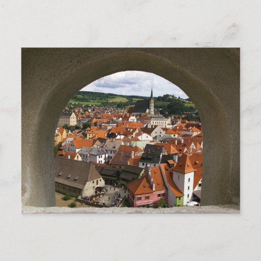 Briefkaart Cesky Krumlov, Tsjechië (Voorkant)
