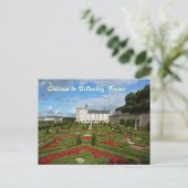 BRIEFKAART - Château de Villandry Frankrijk (Staand voorkant)