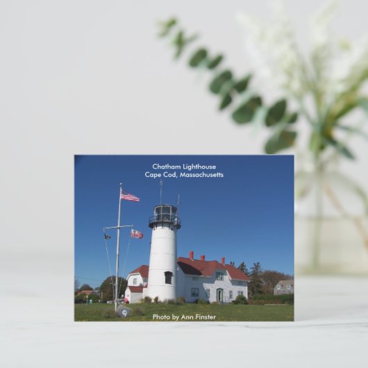 Briefkaart / Chatham Lighthouse Cape Cod (Staand voorkant)