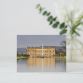 Briefkaart Chatsworth House Lake Reflections U.K. (Staand voorkant)
