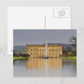 Briefkaart Chatsworth House Lake Reflections U.K. (Voorkant / Achterkant)
