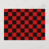 Briefkaart Checker Pattern (Voorkant)